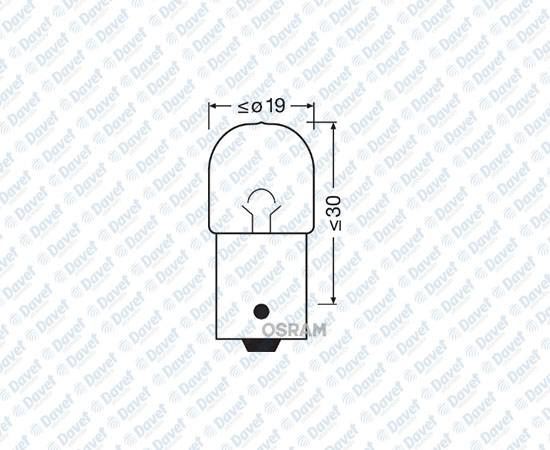 OSRAM 5007 Ampul 12v 5w Geri Vites Ve Park 67  ####